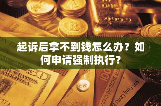 北京起诉后拿不到钱怎么办？如何申请强制执行？