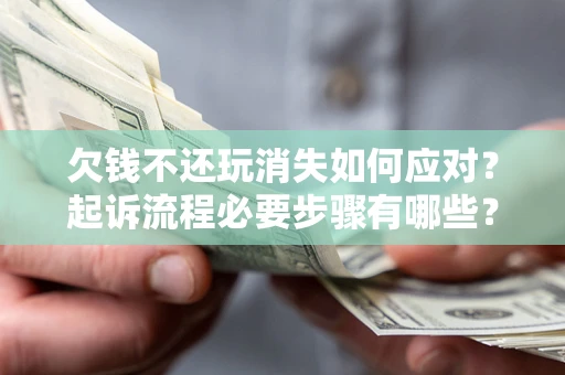 北京欠钱不还玩消失如何应对？起诉流程必要步骤有哪些？